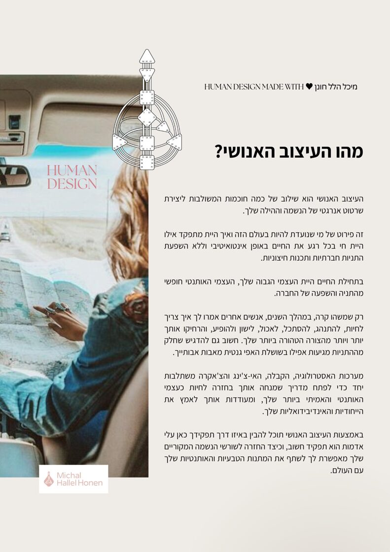 מהו העיצוב האנושי?